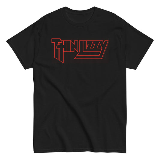 Thin Lizzy Classic Logo Mens T Shirt Black