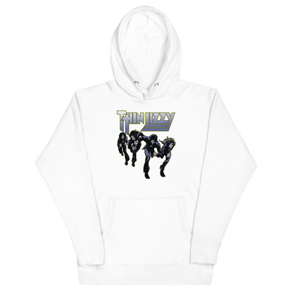 Thin Lizzy Jailbreakers  Mens Officially Licensed Hoodie White