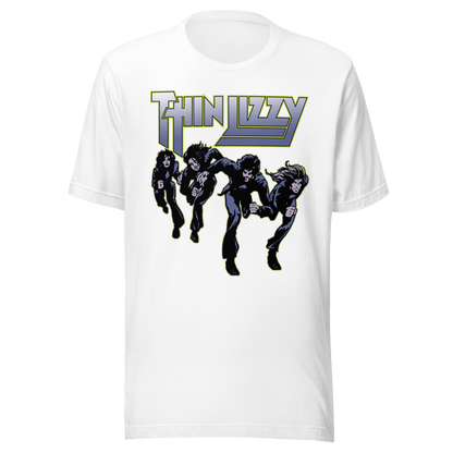 Thin Lizzy Jailbreakers Jumbo Print Officially Licensed Mens T Shirt White