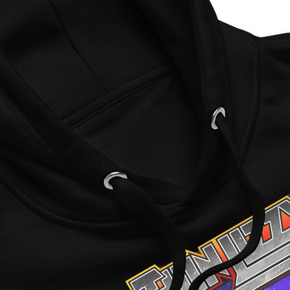 Thin Lizzy Night Riders Mens Officially Licensed Hoodie Black