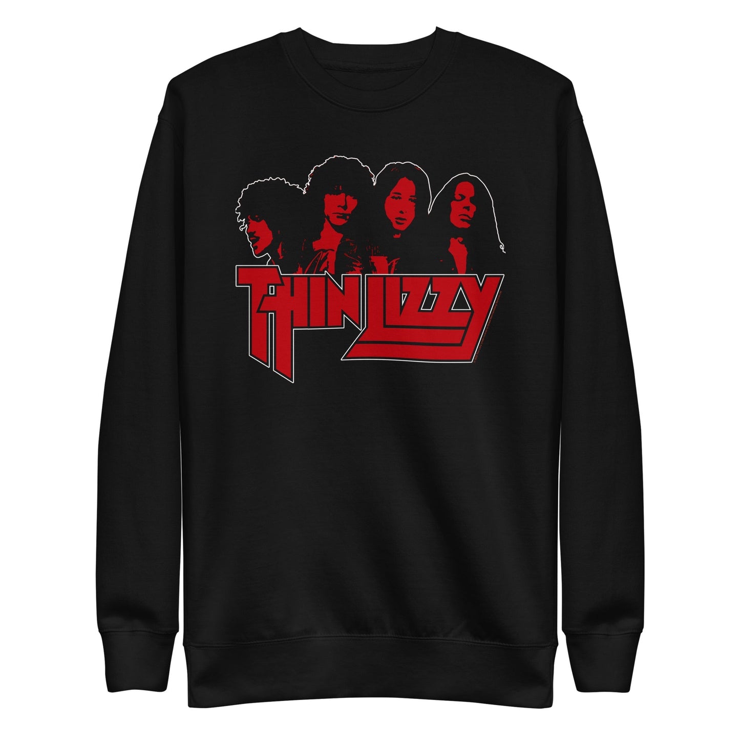 Thin Lizzy Profile Mens Sweatshirt Black