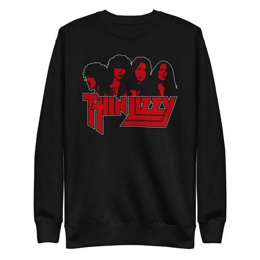 Thin Lizzy Profile Mens Sweatshirt Black