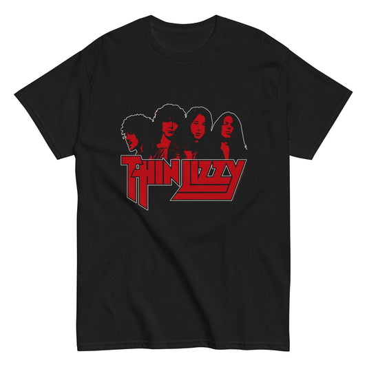 Thin Lizzy Profile Mens T Shirt Black