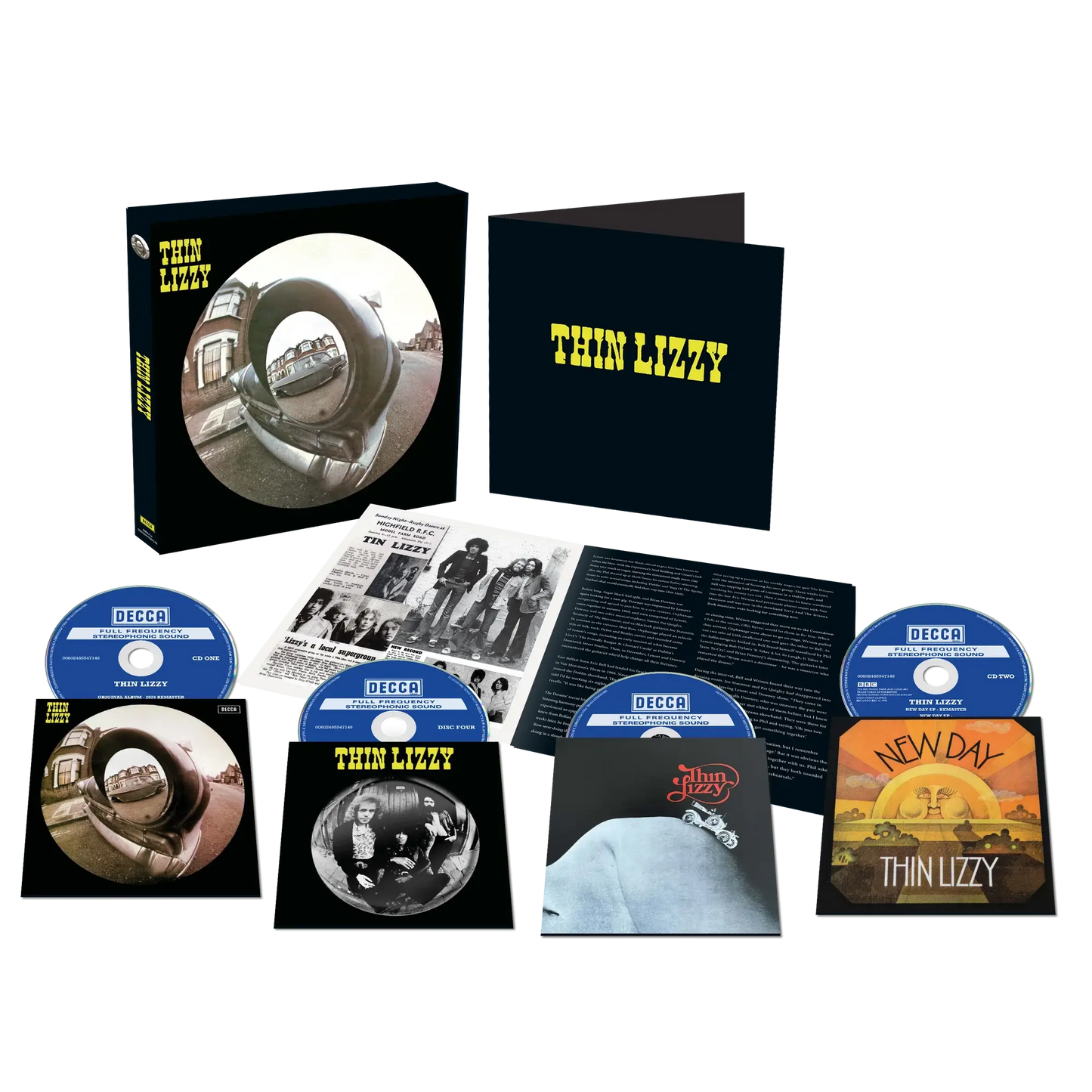 Thin Lizzy - Thin Lizzy (55Th Anniversary) [Super Deluxe 3 CD/Blu-Ray Audio] Music CD