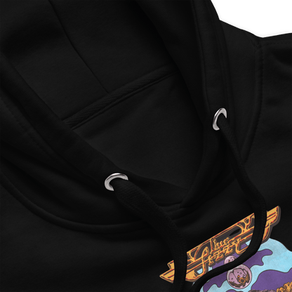 Thin Lizzy Vagabonds Mens Officially Licensed Hoodie Black