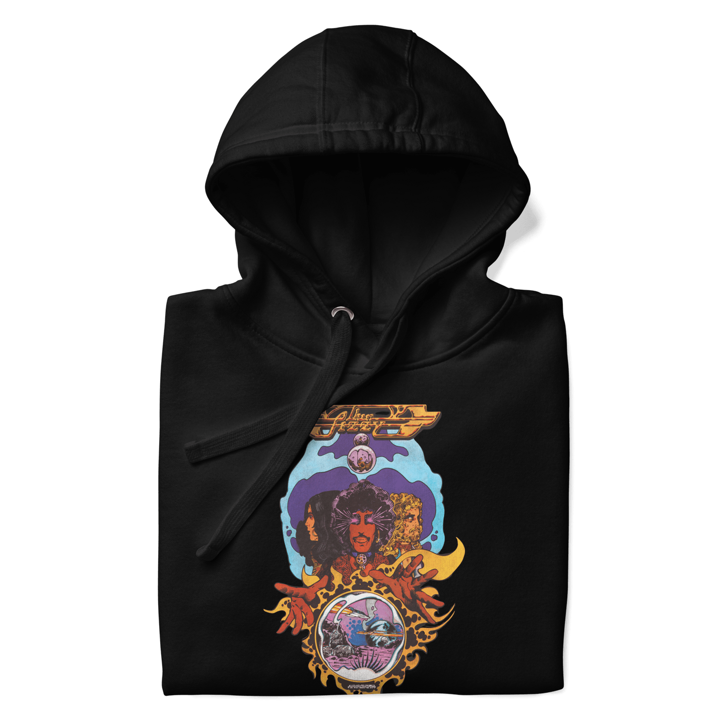 Thin Lizzy Vagabonds Mens Officially Licensed Hoodie Black
