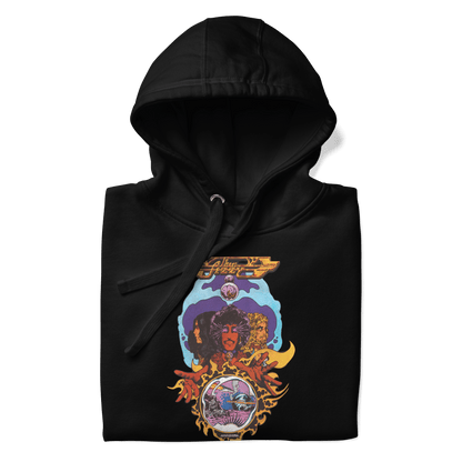 Thin Lizzy Vagabonds Mens Officially Licensed Hoodie Black