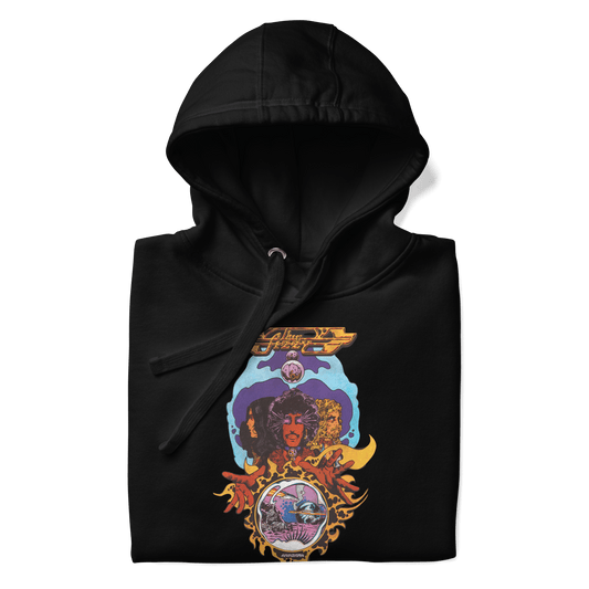 Thin Lizzy Vagabonds Mens Officially Licensed Hoodie Black