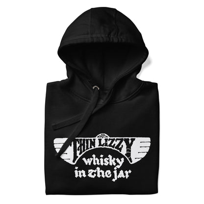 Thin Lizzy Whiskey Classic Mens Officially Licensed Hoodie Black
