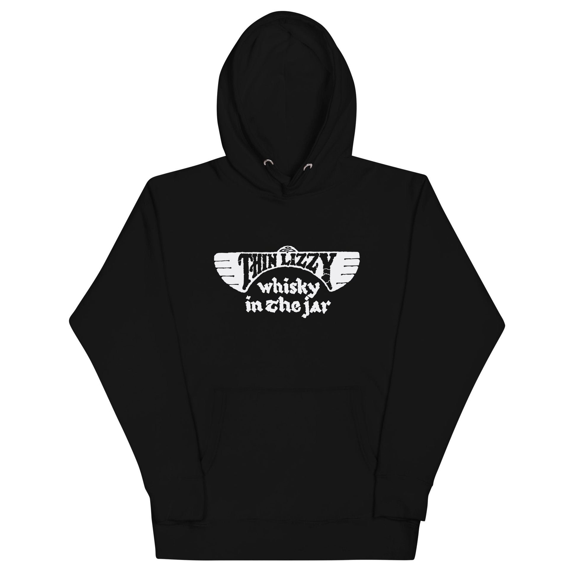 Thin Lizzy Whiskey Classic Mens Officially Licensed Hoodie Black