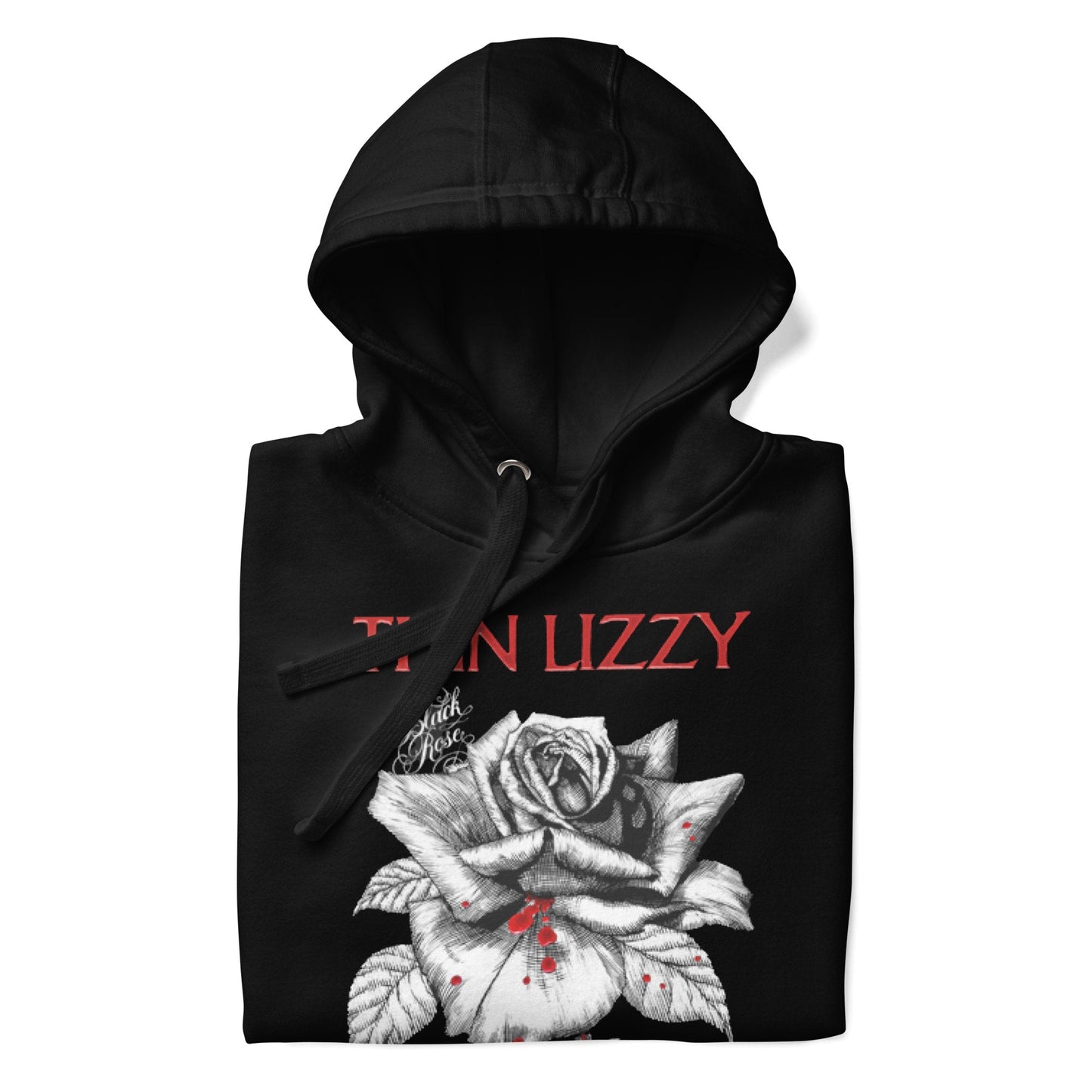 Thin Lizzy Whiskey Classic Mens Officially Licensed Hoodie Black