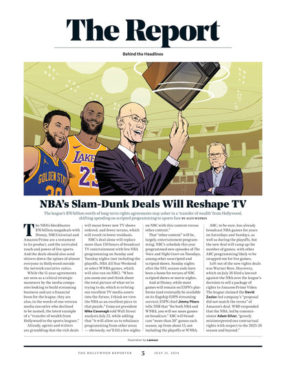 The Hollywood Reporter - 24.07.31 Edition: 50 Cent Is On The Money, What Hollywood Wants From Kamala, Snoop Dog At The Paris 2024 Summer Olympics, The NBA’s Blockbuster Move Reshaping TV & More!