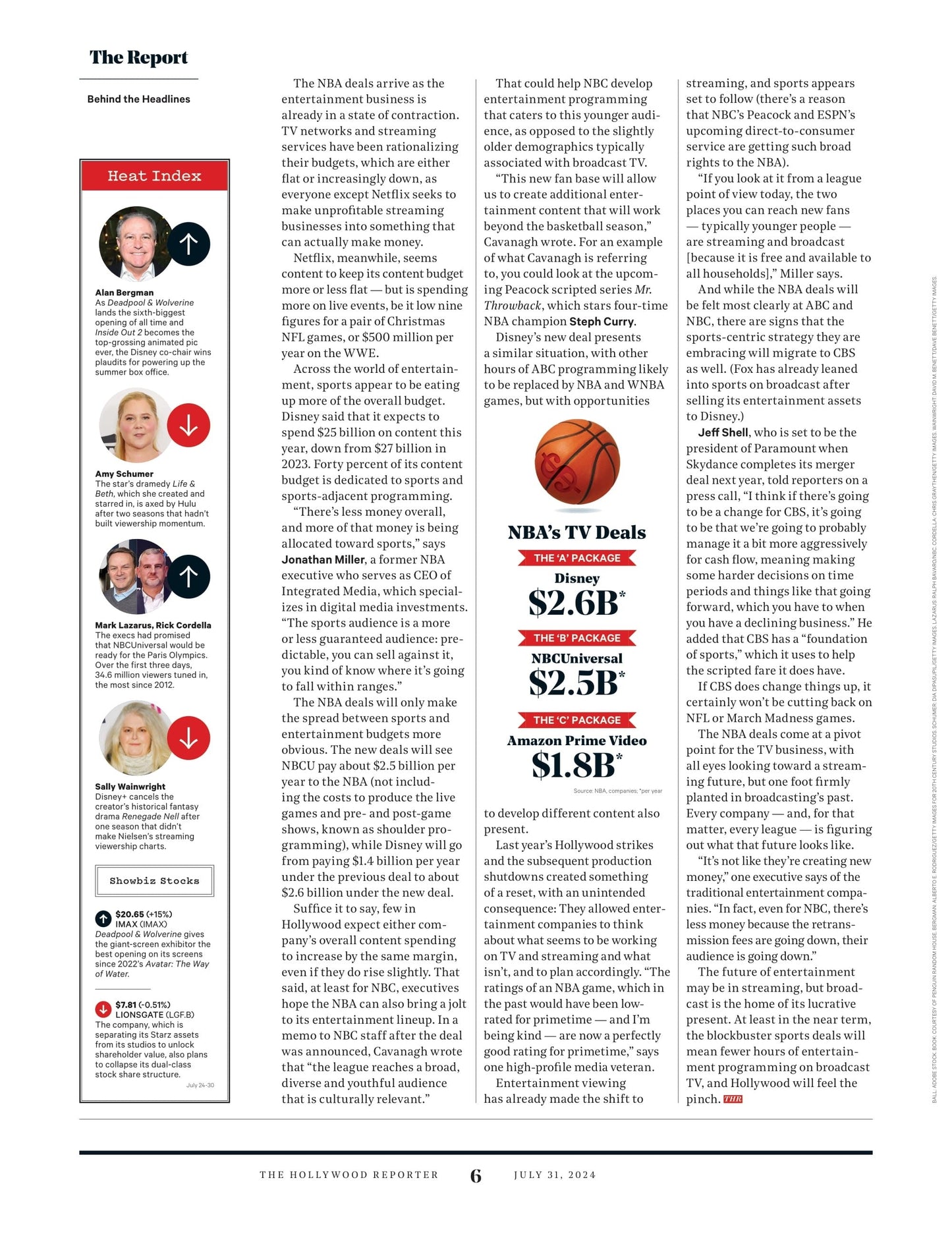 The Hollywood Reporter - 24.07.31 Edition: 50 Cent Is On The Money, What Hollywood Wants From Kamala, Snoop Dog At The Paris 2024 Summer Olympics, The NBA’s Blockbuster Move Reshaping TV & More!