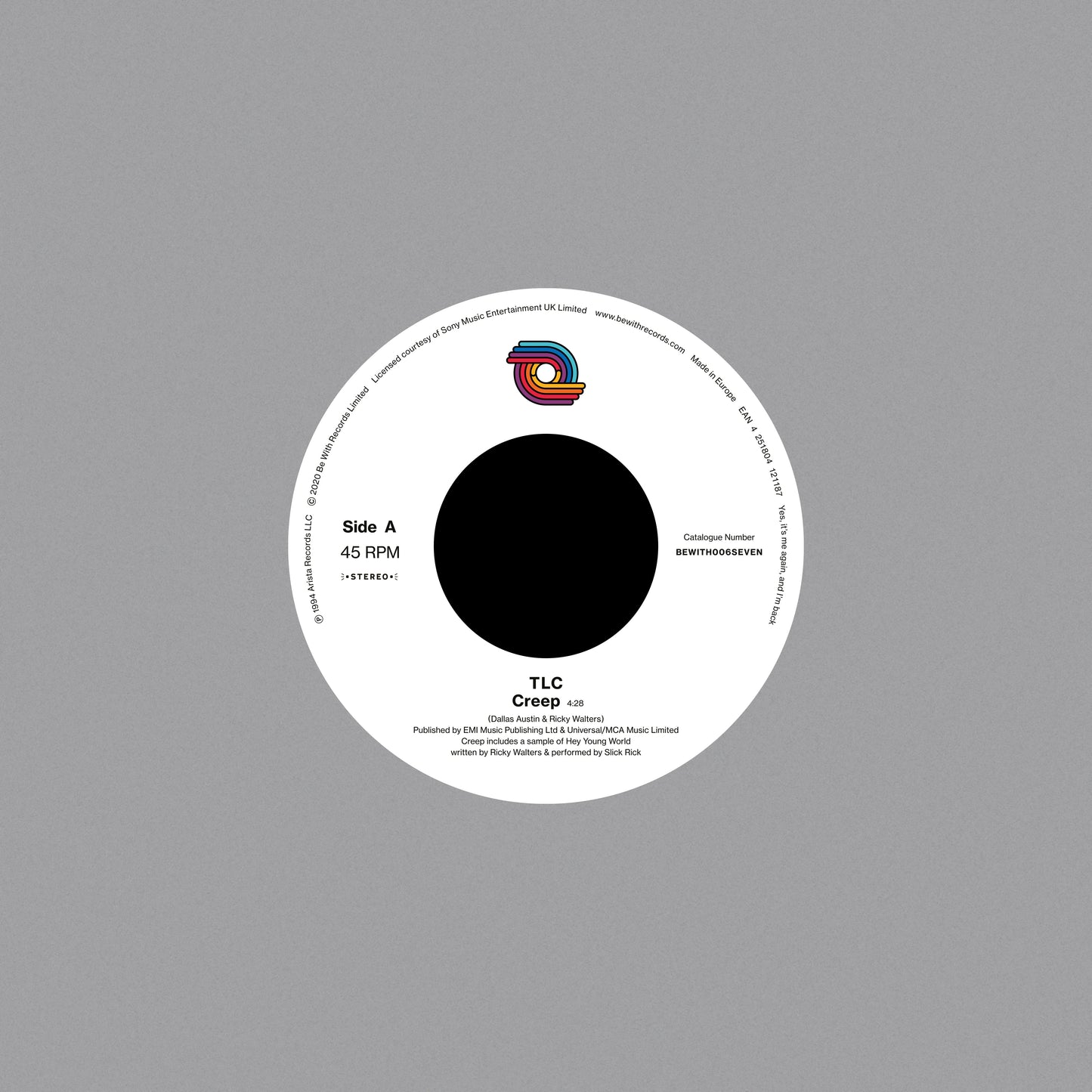 Creep / Waterfalls Vinyl Record