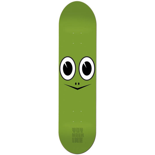 Toy Machine Turtle Face Skateboard Deck - 7.75" Green