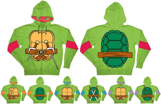 TMNT Costume Hooded Sweatshirt with Detachable Eye Mask