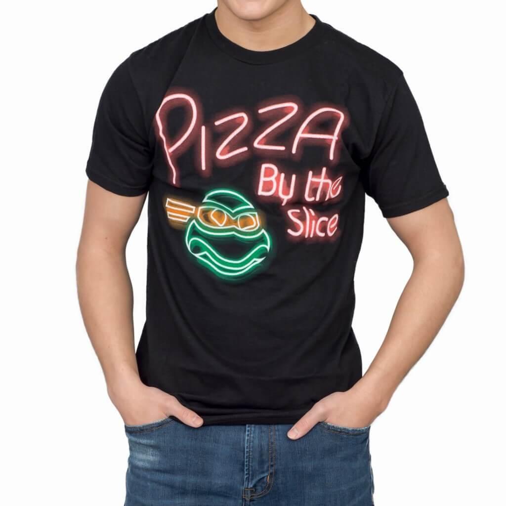 TMNT Pizza Neon T-Shirt Tee