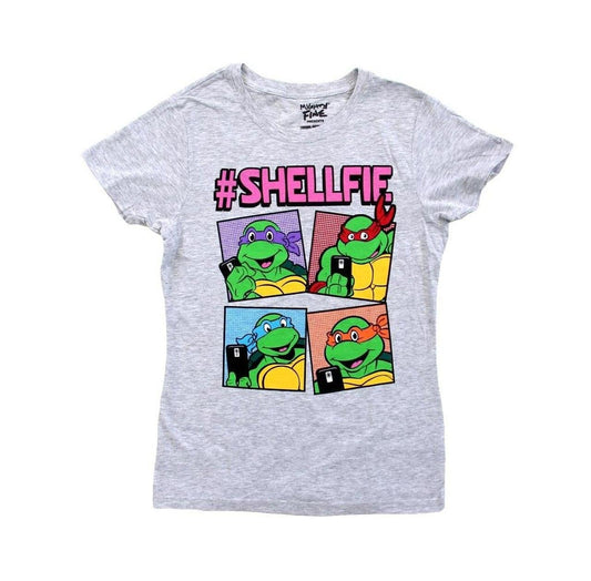 TMNT Teenage Mutant Ninja Turtles Boxes Shellfie Juniors T-Shirt