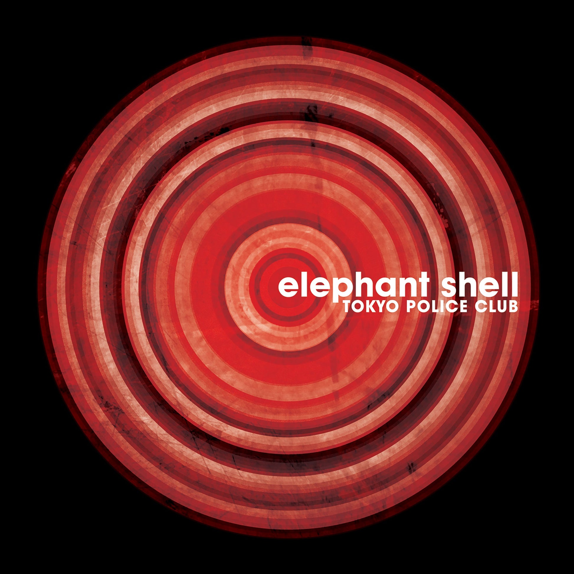 Tokyo Police Club - Elephant Shell (BLACK, RED, & WHITE TRI-COLOR VINYL) Vinyl Record