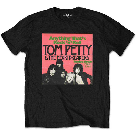 Tom Petty & The Heartbreakers Anything T Shirt Black Officially Licensed