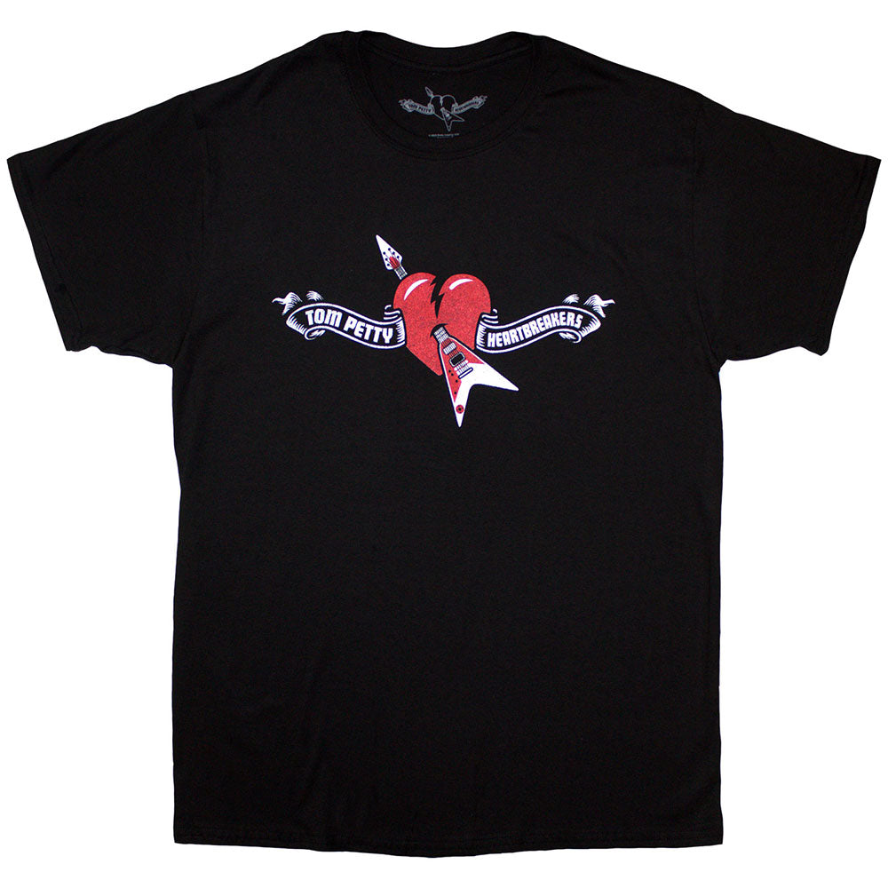 Tom Petty & The Heartbreakers Heart Logo Mens T Shirt Officially Licensed