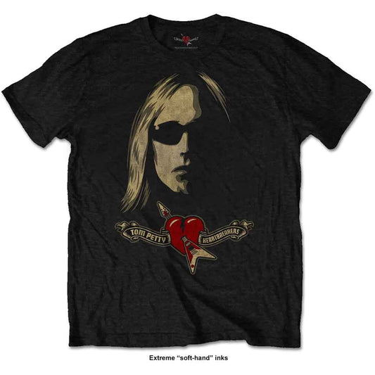 Tom Petty & The Heartbreakers Shades & Logo [T-Shirt] Officially Licensed