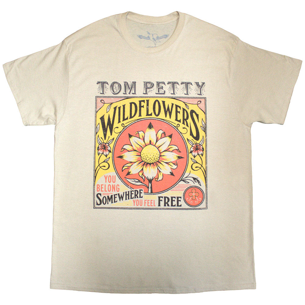 Tom Petty & The Heartbreakers Wildflowers Mens T Shirt Officially Licensed