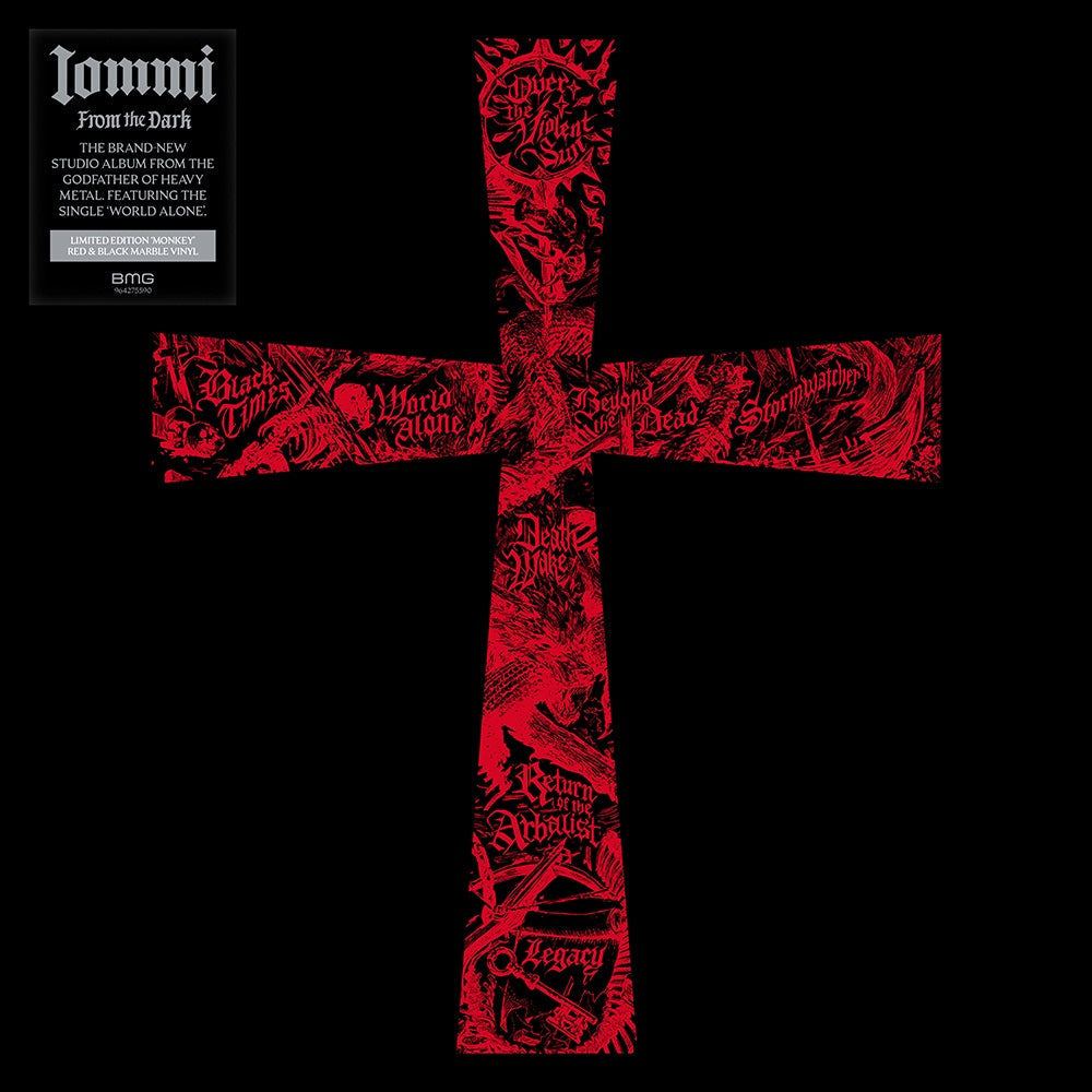 PRE-ORDER Tony Iommi - From The Dark (Indie Exclusive) [Red/Black Marble] [2LP] [Vinyl] Vinyl Record