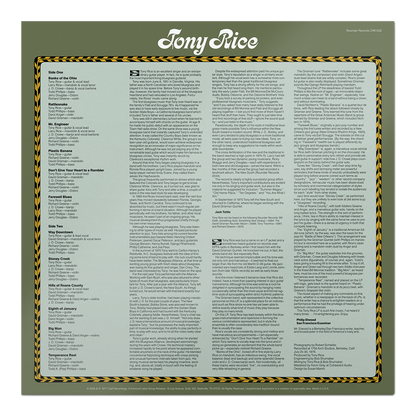 Tony Rice (LP) Vinyl Record