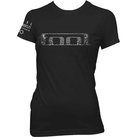 Tool Eyes Logo Officially Licensed Womens T Shirt Black