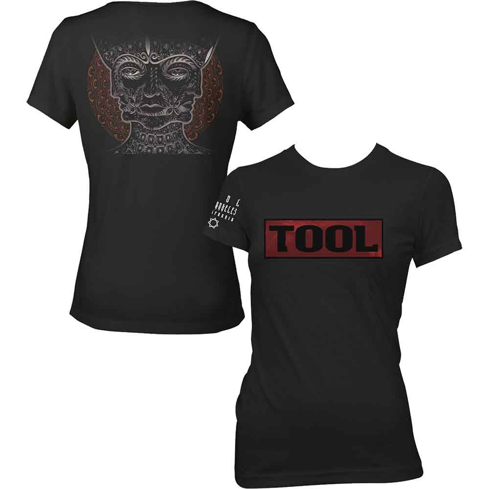 Tool Shaded Box Officially Licensed Womens T Shirt Black