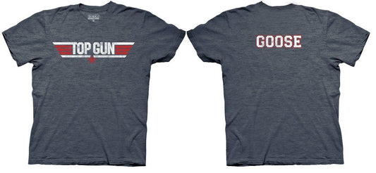 Top Gun Logo and Goose Name T-Shirt