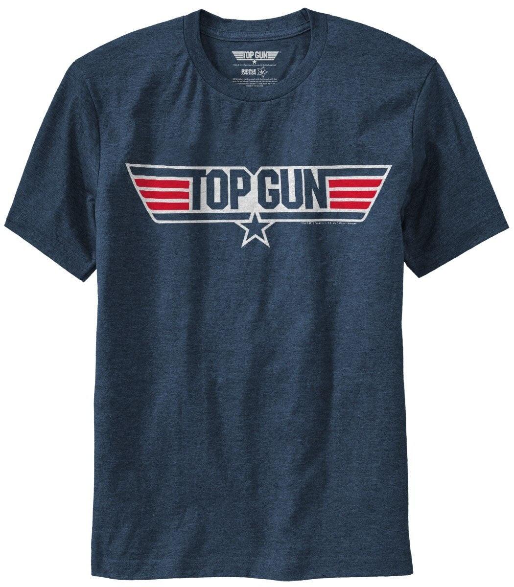 Top Gun White Stroke Navy T-shirt