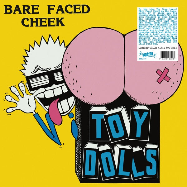 TOY DOLLS - Bare Faced Cheek (Blue Vinyl) Vinyl Record