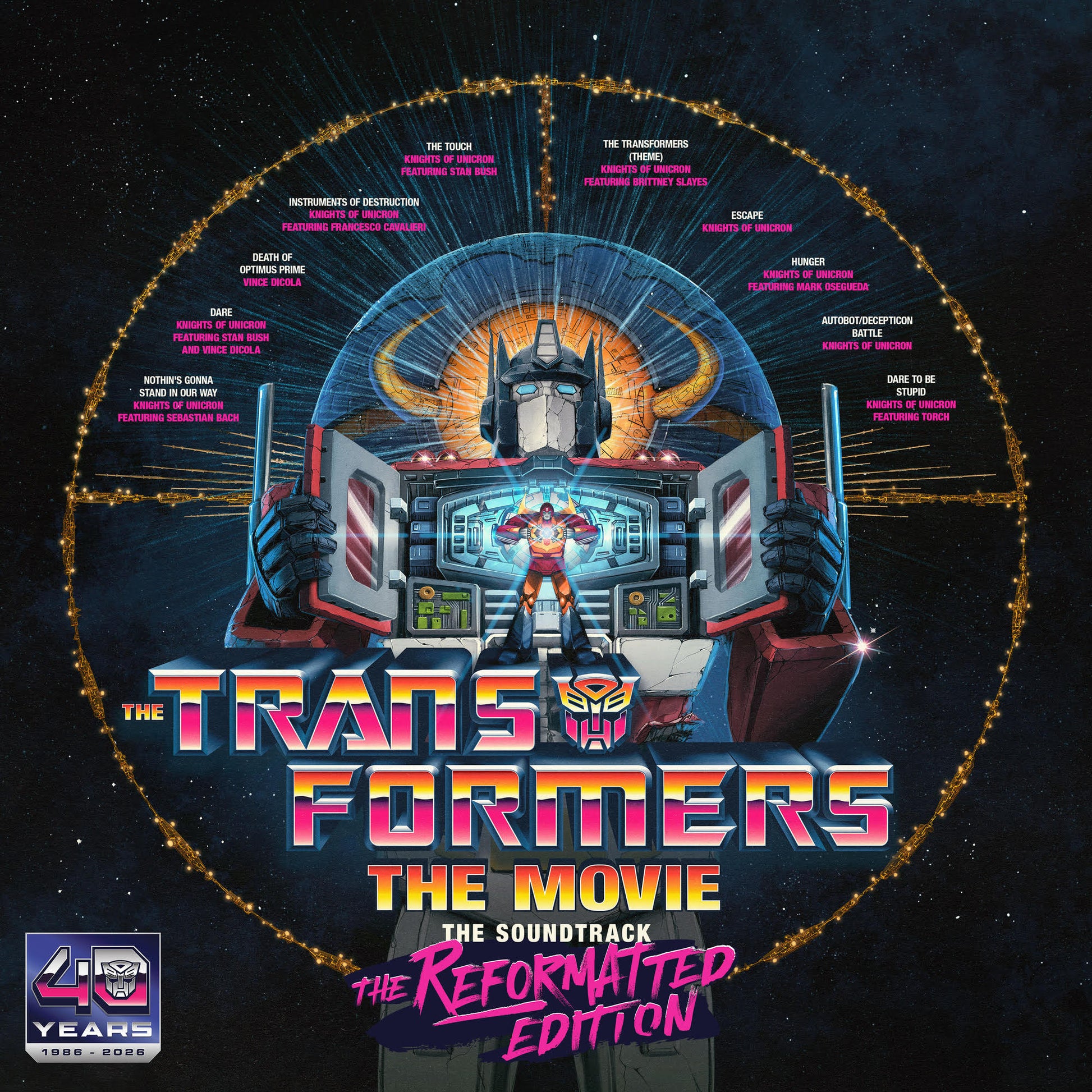 Transformers - The Movie, The Soundtrack, The Reformatted Edition [Energon Pink] [Vinyl] Vinyl Record