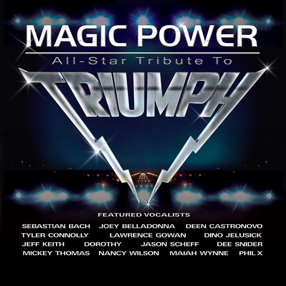 Magic Power: All Star Tribute To Triumph (Indie Exclusive) (Blue/White Splatter Vinyl) (2LP) Vinyl Record