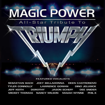 Magic Power: All Star Tribute To Triumph (Indie Exclusive) (Blue/White Splatter Vinyl) (2LP) Vinyl Record