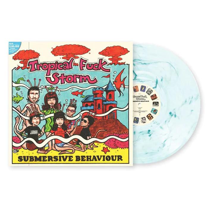 Tropical Fuck Storm - Submersive Behaviour (Clear "2000 Flushes" Blue Vinyl) Vinyl Record