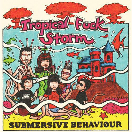 Tropical Fuck Storm - Submersive Behaviour (Clear "2000 Flushes" Blue Vinyl) Vinyl Record