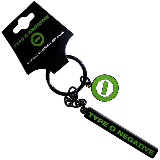 Type O Negative Text Logo Keychain