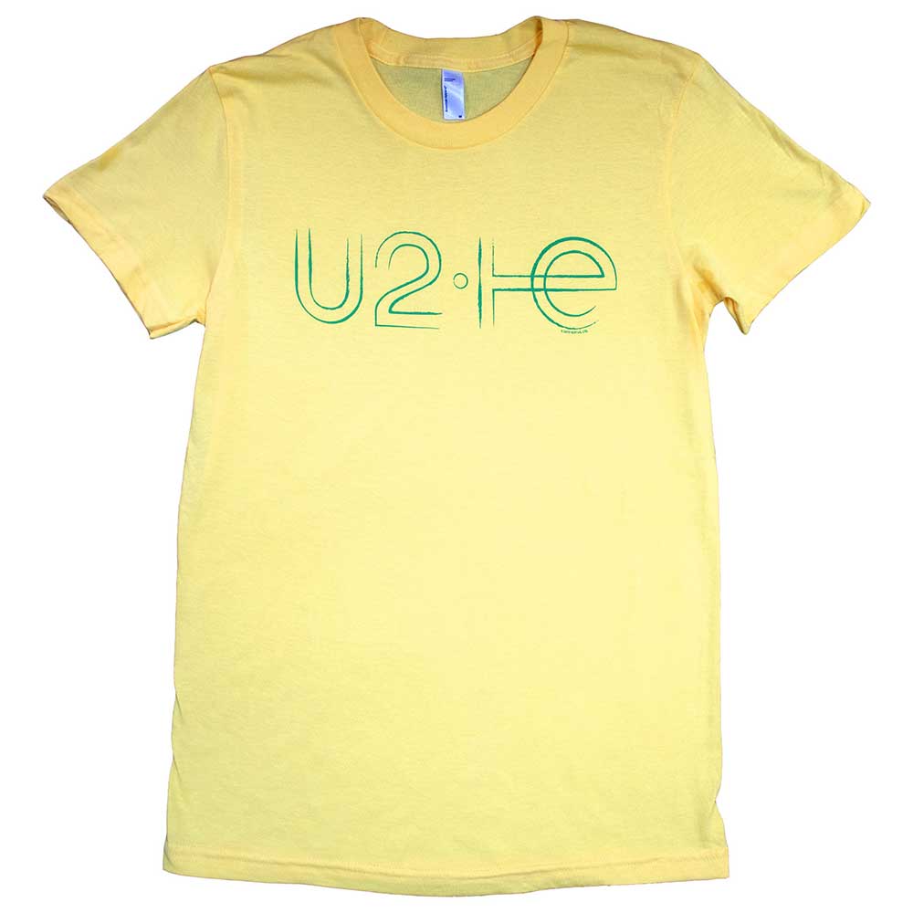 U2 Brazil Logo Babydoll Womens T Shirt Yellow