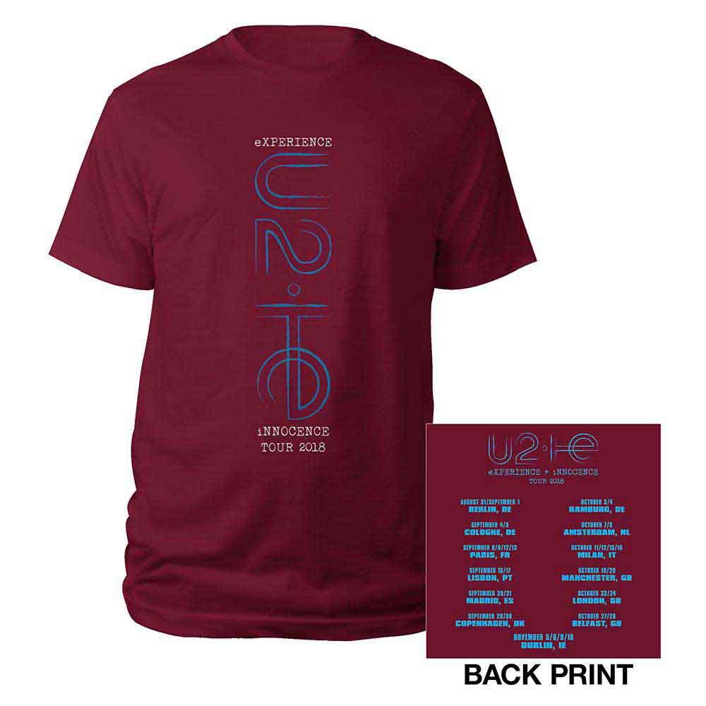 U2 I+E London Event 2018 [T-Shirt] Officially Licensed