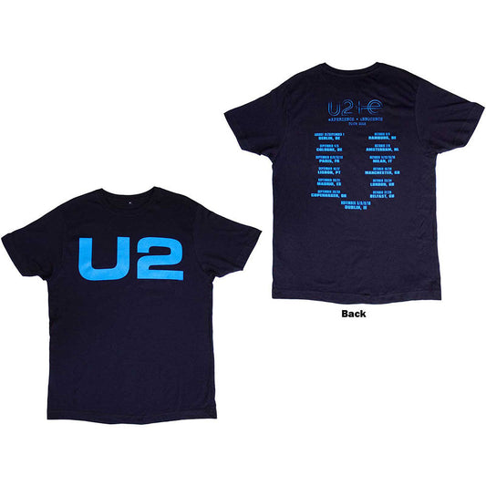 U2 Logo E+I 2018 Tour Dates [T-Shirt] Officially Licensed