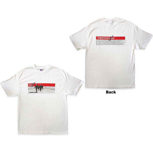 U2 Vertigo 2005 Band Photo Mens T Shirt Officially Licensed
