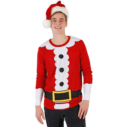 Ugly Christmas Sweater Santa Clause Sweater Costume