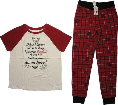 Underboss Super Natural Castiel Pray Pants and Shirt Pajama Set