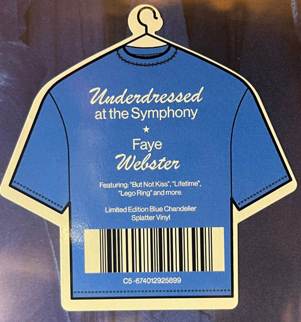 Faye Webster - Underdressed At The Symphony (Blue Chandelier Splatter)SPLATTER Vinyl Record