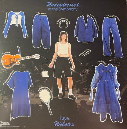 Faye Webster - Underdressed At The Symphony (Blue Chandelier Splatter)SPLATTER Vinyl Record