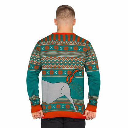 Unicorn Candy Canes and Star Dust Ugly Christmas Sweater