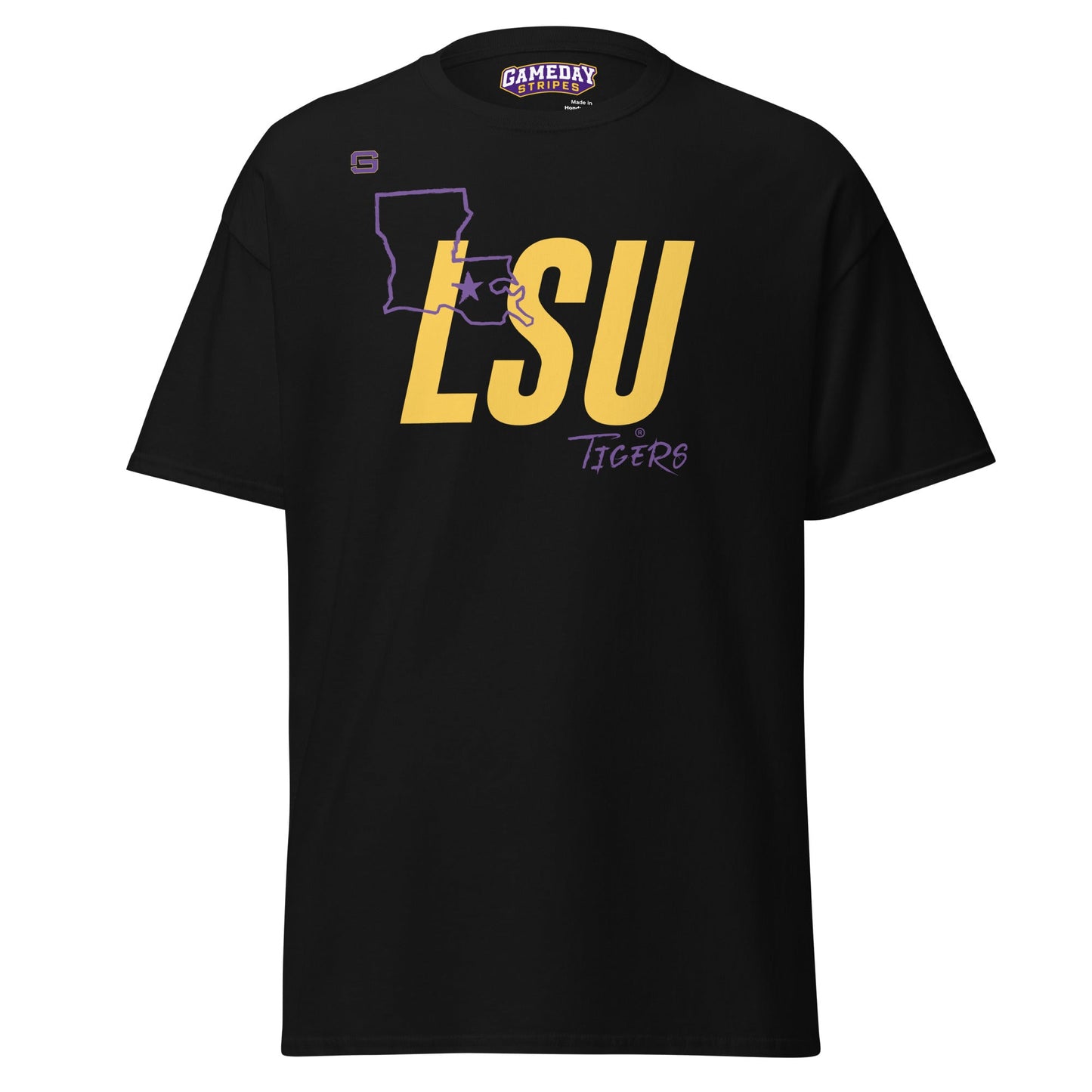 LSU Football State T-Shirt